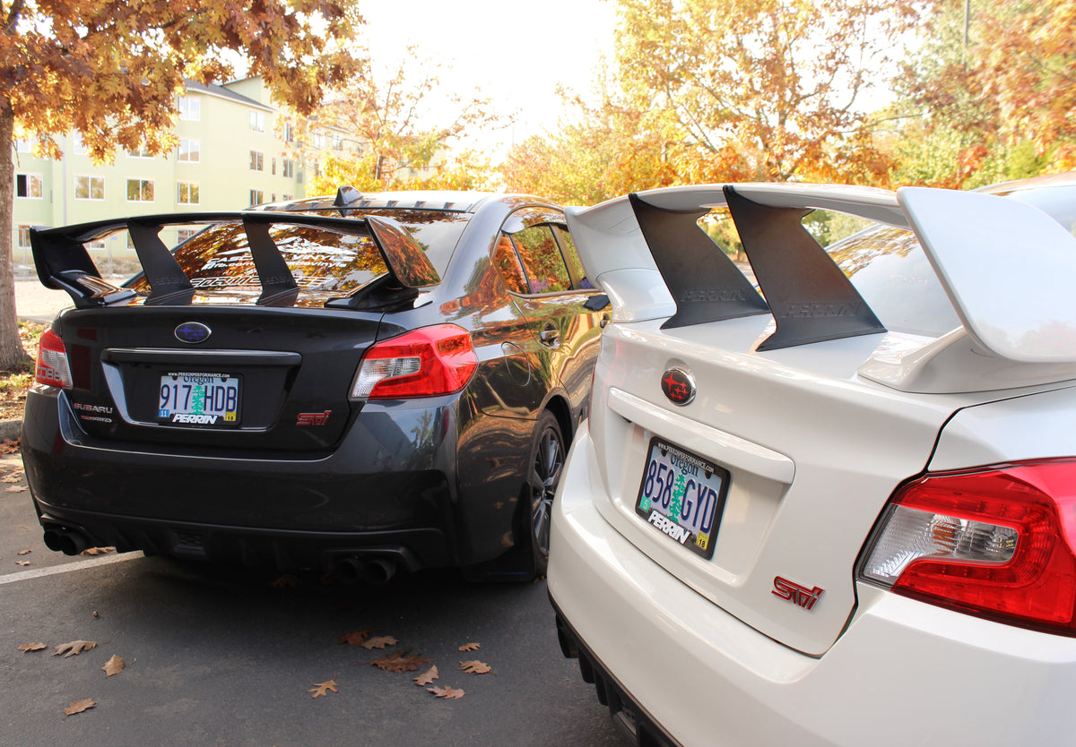 PERRIN Wing Stabilizer in Black for 2015-2021 Subaru STI