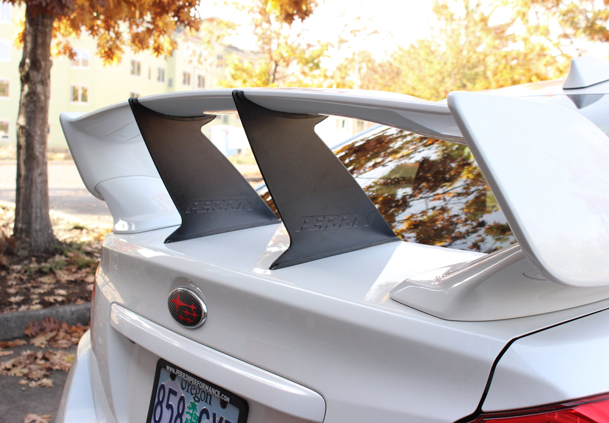 PERRIN Wing Stabilizer in Black for 2015-2021 Subaru STI