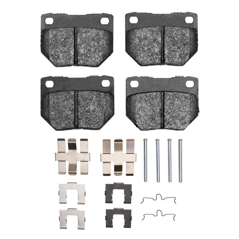 R1 Concepts Rear Semi Met Pads & Hardware Kit - 2006-2007 Subaru Impreza