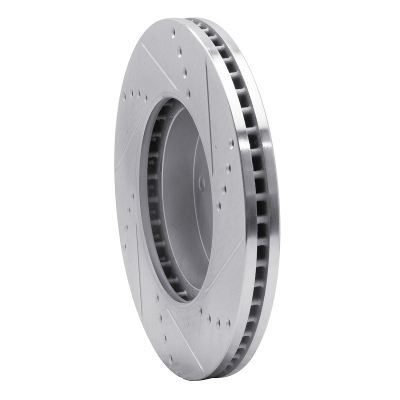 R1 Concepts Front Left Drilled & Slotted Brake Rotor - 2015-2019 Subaru Legacy