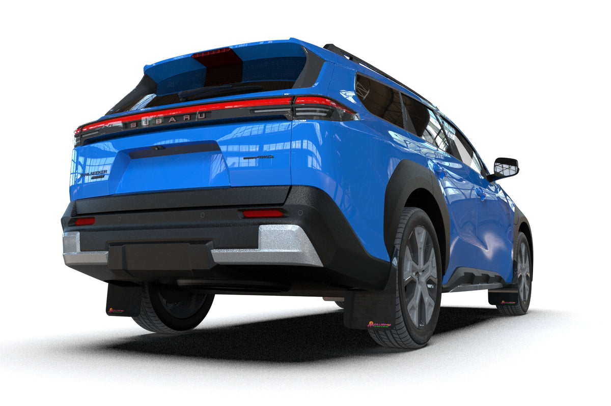 Rally Armor Rally Armor Black UR Mud Flap with BCE Logo - 2011-2014 Subaru WRX Sedan / 2011-2014 STI Sedan