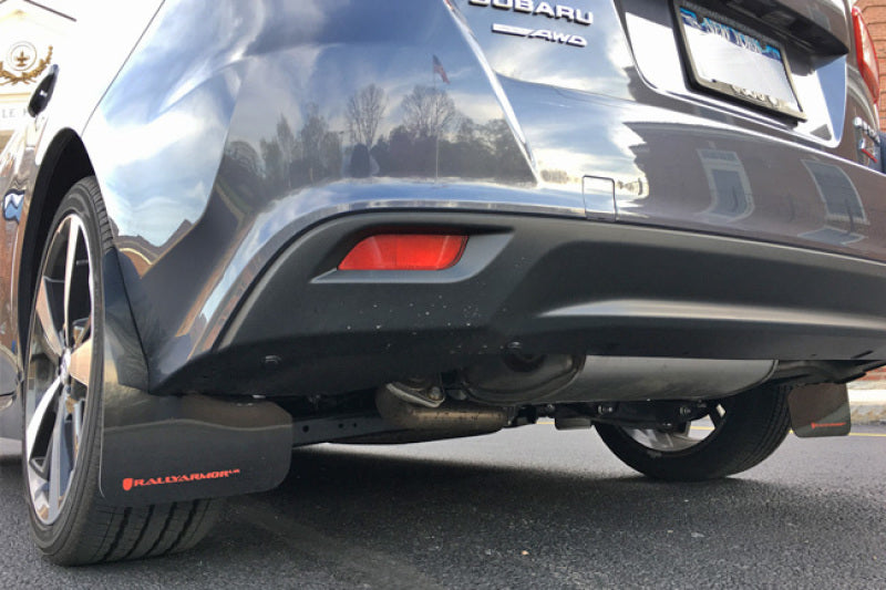 Rally Armor 4D / 5D Black UR Mud Flap w/ Blue Logo - 2017-2023 Subaru Impreza