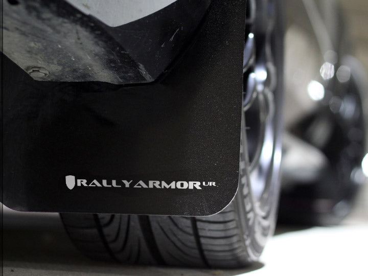 Rally Armor Black UR Mud Flaps - 2008-2010 Subaru WRX