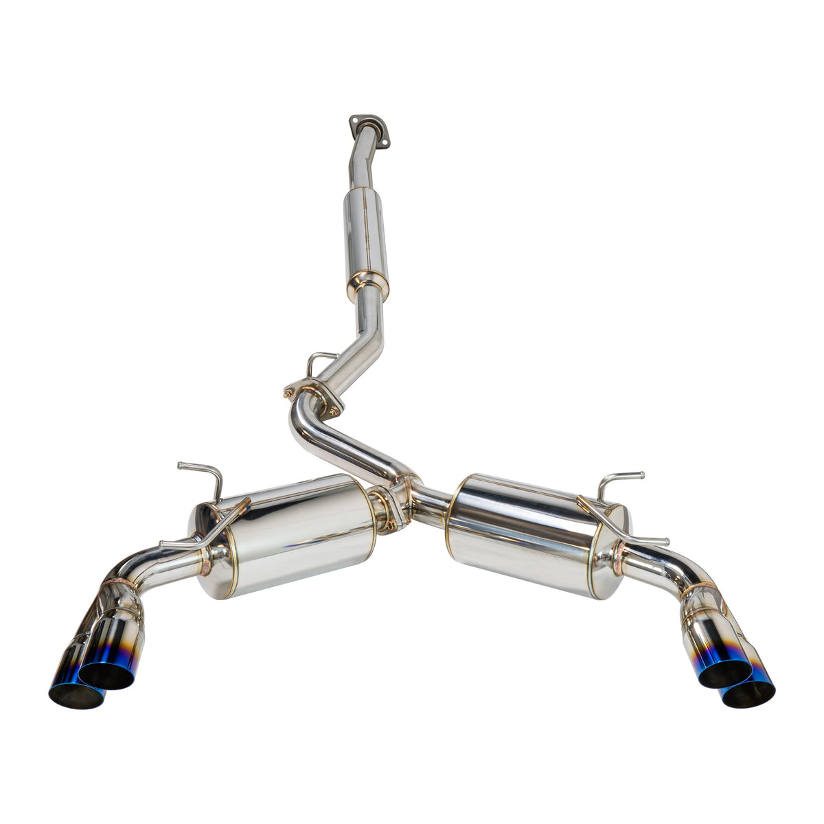 Remark Sports Touring Quad-Exit Cat-Back Exhaust - 2022-2026 Subaru BRZ