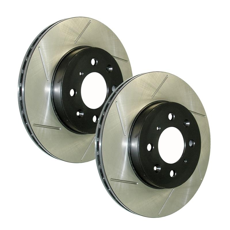 StopTech Power Slot Right SportStop Slotted Rotor - 1998-2008 Subaru Impreza