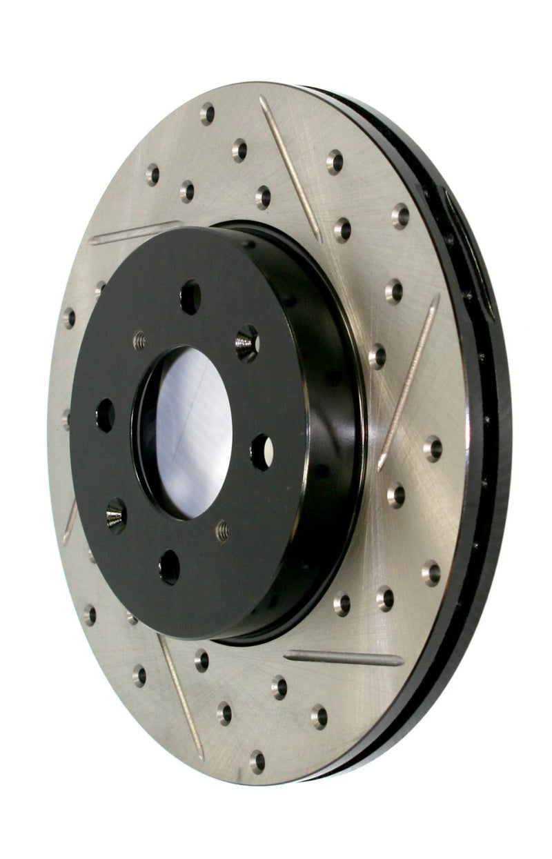 StopTech Slotted & Drilled Right Sport Brake Rotor - 2017 Subaru Outback
