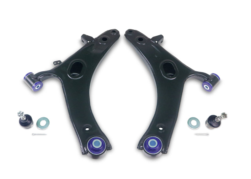 SuperPro Front Lower Control Arm Set w/ Bushings - 2013-2015 Subaru XV Crosstrek