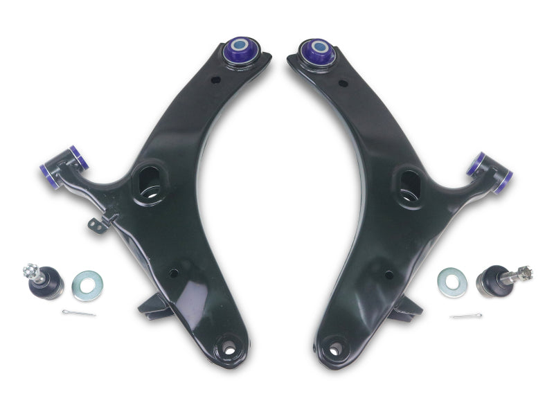 SuperPro Front Lower Control Arm Set w/ Bushings - 2013-2015 Subaru XV Crosstrek