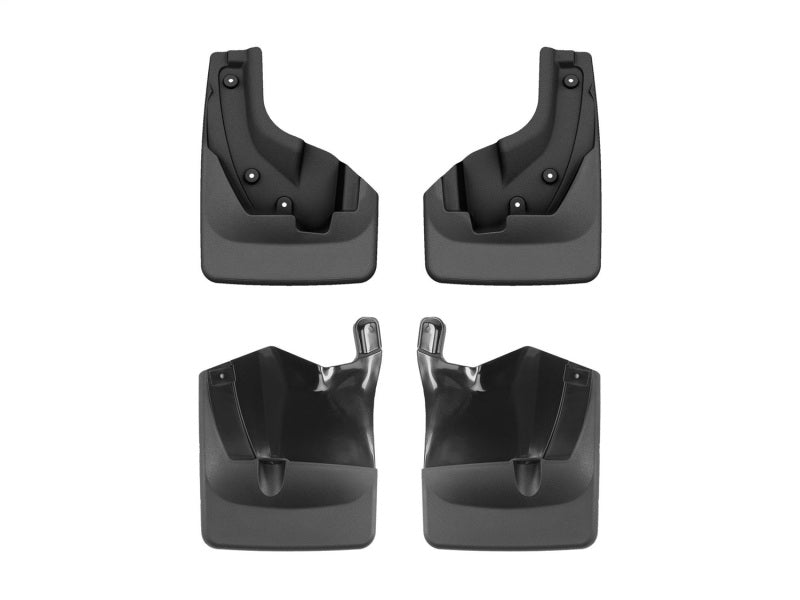 WeatherTech Front & Rear No Drill MudFlaps - Black - 2022-2024 Subaru Forester