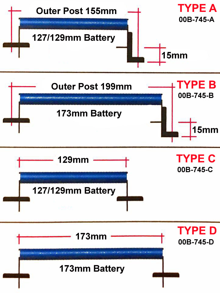 Cusco Billet Aluminum Battery Tie Down (Blue) - 2015-2026 Subaru WRX / 2015-2021 STI / 2013-2026 BRZ