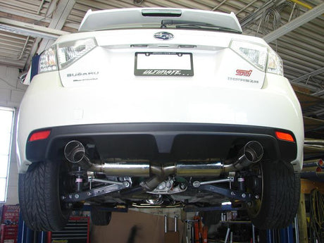 Ultimate Racing Dual-Muffler Catback Exhaust - 2008-2014 Subaru STI / 2011-2014 WRX Hatchback - product image 2