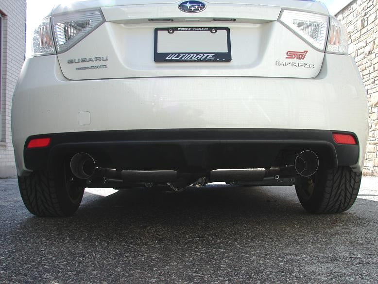 Ultimate Racing Dual-Muffler Catback Exhaust - 2008-2014 Subaru STI / 2011-2014 WRX Hatchback - product image 4