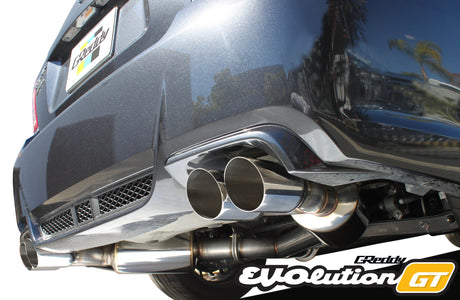 GReddy Evolution GT Cat-Back Exhaust (Sedan) - 2011-2014 Subaru STI