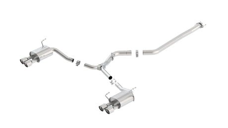 Borla ATAK Cat-Back Exhaust for Sedan - 2011-2014 Subaru WRX / 2011-2014 STI