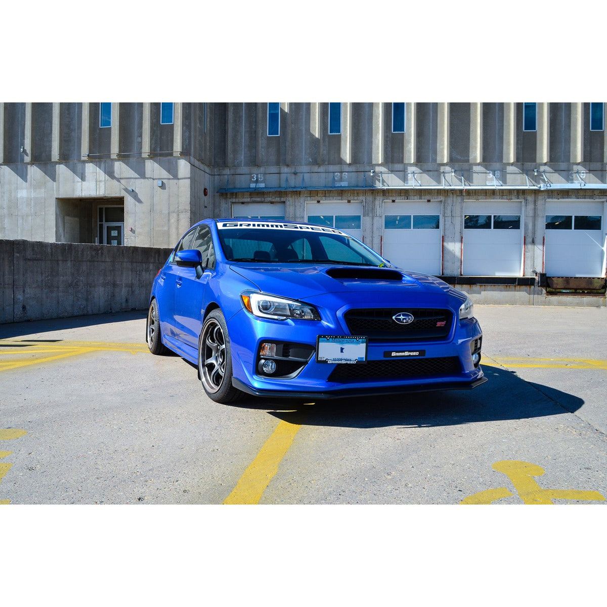 GrimmSpeed Front License Plate Delete - 2015-2021 Subaru WRX / STI - product image 2