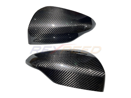 Rexpeed 2x2 dry carbon mirror cover pair for 2022+ Subaru WRX VB