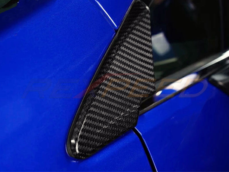 Rexpeed dry carbon J-panel cover pair for Subaru WRX VB