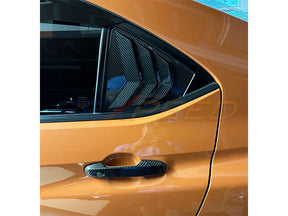 Rexpeed Dry Carbon Rear Window Louver Shutter Covers for 2022+ Subaru WRX VB