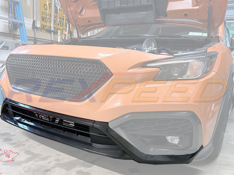 Rexpeed Dry Carbon Front Bumper Covers for 2022+ Subaru WRX VB