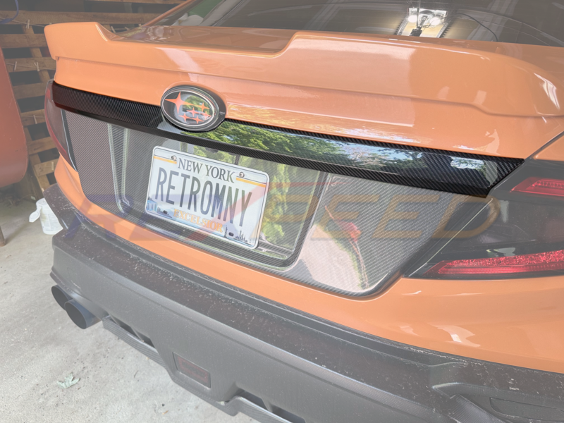 Rexpeed Dry Carbon Trunk Garnish for 2022+ Subaru WRX VB