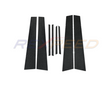 Rexpeed carbon fiber B-pillar trim set for 2022+ Subaru WRX VB