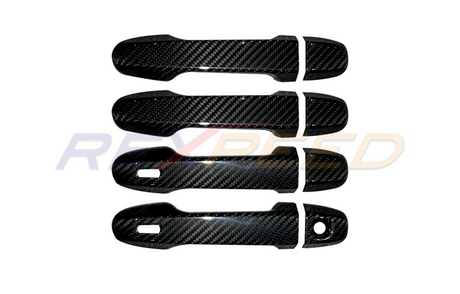 Rexpeed Dry Carbon Fiber Door Handle Covers for 2022+ Subaru WRX VB