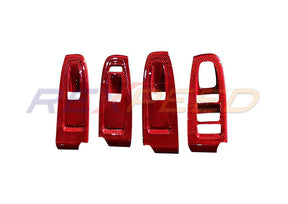 Rexpeed Dry Carbon Window Switch Panel Cover (LHD) for 2022+ Subaru WRX VB