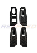 Rexpeed Dry Carbon Window Switch Panel Cover (LHD) for 2022+ Subaru WRX VB