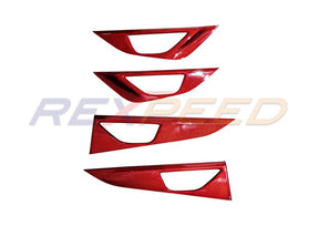 Rexpeed Dry Carbon Door Handle Trim Cover Set (4pcs) for 2022+ Subaru WRX VB
