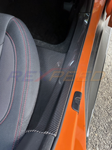 Rexpeed Dry Carbon Rear Scuff Plate Covers for 2022+ Subaru WRX VB