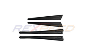 Rexpeed Dry Carbon Rear & Front Inner Door Trim Cover (4pcs) for 2022+ Subaru WRX VB