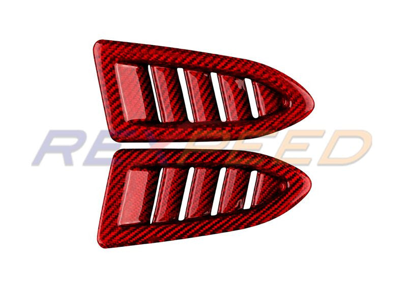 Rexpeed Dry Carbon Defroster Vent Covers for 2022+ Subaru WRX VB