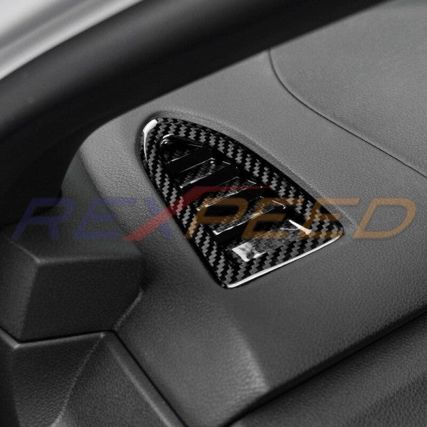 Rexpeed Dry Carbon Defroster Vent Covers for 2022+ Subaru WRX VB
