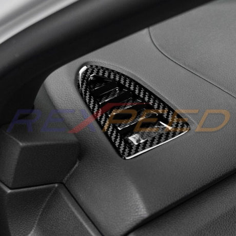 Rexpeed Dry Carbon Defroster Vent Covers for 2022+ Subaru WRX VB