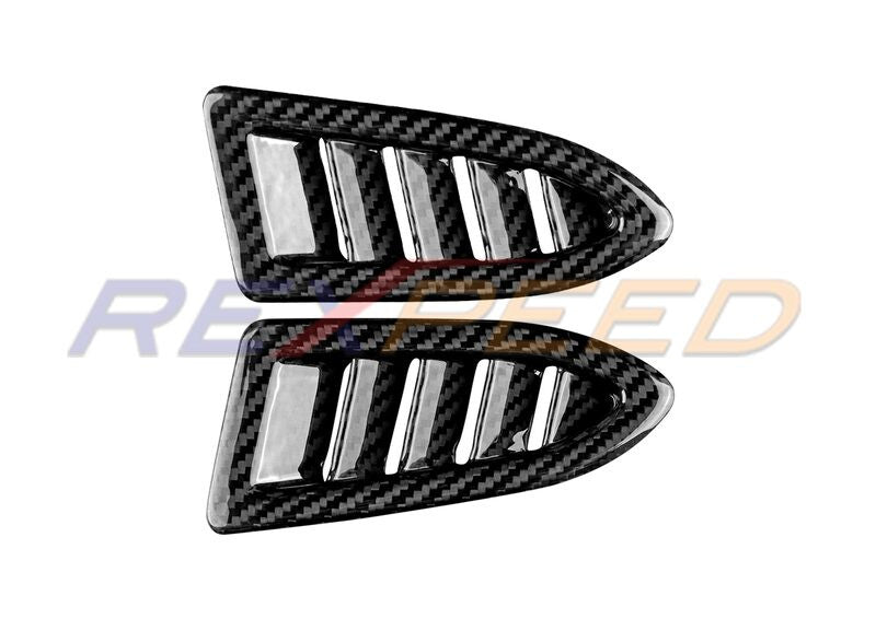Rexpeed Dry Carbon Defroster Vent Covers for 2022+ Subaru WRX VB