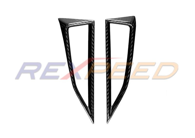 Rexpeed Dry Carbon AC Vent Trim Covers for 2022+ Subaru WRX VB