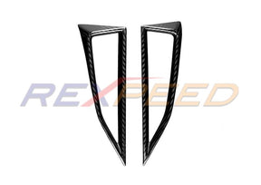 Rexpeed Dry Carbon AC Vent Trim Covers for 2022+ Subaru WRX VB
