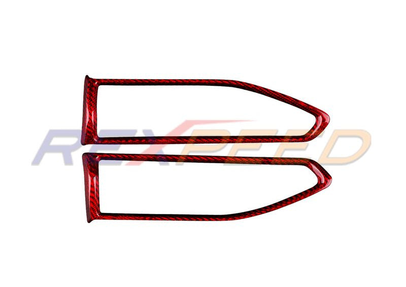 Rexpeed Dry Carbon AC Vent Trim Covers for 2022+ Subaru WRX VB