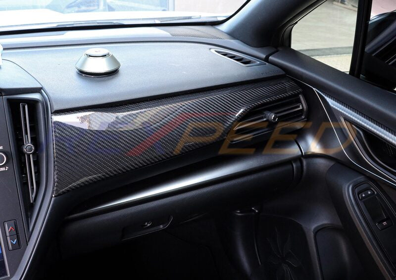 Rexpeed Dry Carbon Dash Covers (LHD) for 2022+ Subaru WRX VB