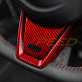 Rexpeed V2 Dry Carbon Steering Wheel Cover (AT / MT) for 2022+ Subaru WRX VB