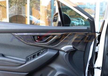 Rexpeed Dry Carbon Front Door Inner Trim for 2022+ Subaru WRX VB