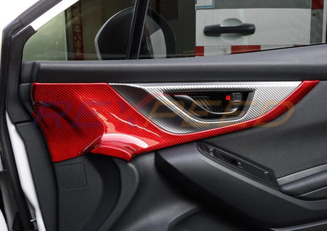 Rexpeed Dry Carbon Front Door Inner Trim for 2022+ Subaru WRX VB