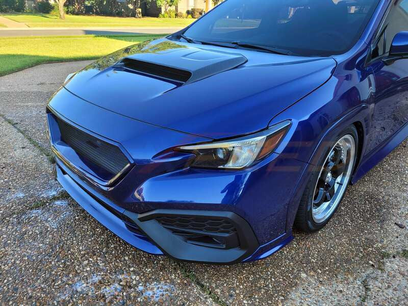 Rexpeed V3 Carbon Fiber Hood Scoop Full Replacement for 2022+ Subaru WRX VB