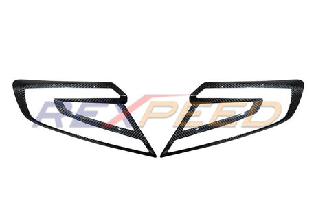 Rexpeed Dry Carbon Fiber Taillight Covers for 2022+ Subaru WRX VB