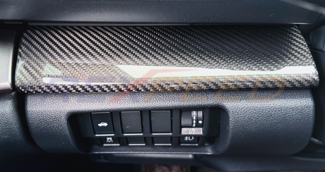 Rexpeed Dry Carbon Dash Trim Covers (LHD) for 2022+ Subaru WRX VB