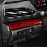 Rexpeed Dry Carbon Dash Trim Covers (LHD) for 2022+ Subaru WRX VB