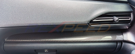 Rexpeed Dry Carbon Dash Trim Covers (LHD) for 2022+ Subaru WRX VB