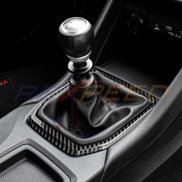 Rexpeed MT Dry Carbon Shift Trim Cover for 2022+ Subaru WRX VB