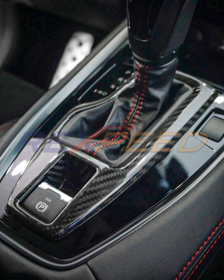 Rexpeed AT Dry Carbon Shift Trim Cover for 2022+ Subaru WRX VB