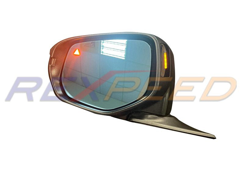 Rexpeed Polarized Blue Mirrors with Heated Anti Fog & Blind Spots on Mirror Caps for 2022+ Subaru WRX VB